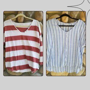 Maurices Striped Large Tops | Fall Essentials | Trending Now